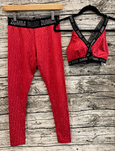Zumba wear red logo - logo, 2pc