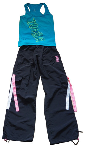 Vintage zumba top and trouser - and,